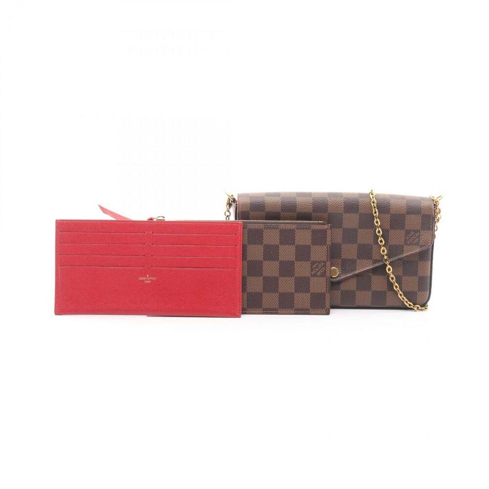 LOUIS VUITTON Brown Damier Coated Canvas Pochette Shoulder Bag - Picture 6 of 10
